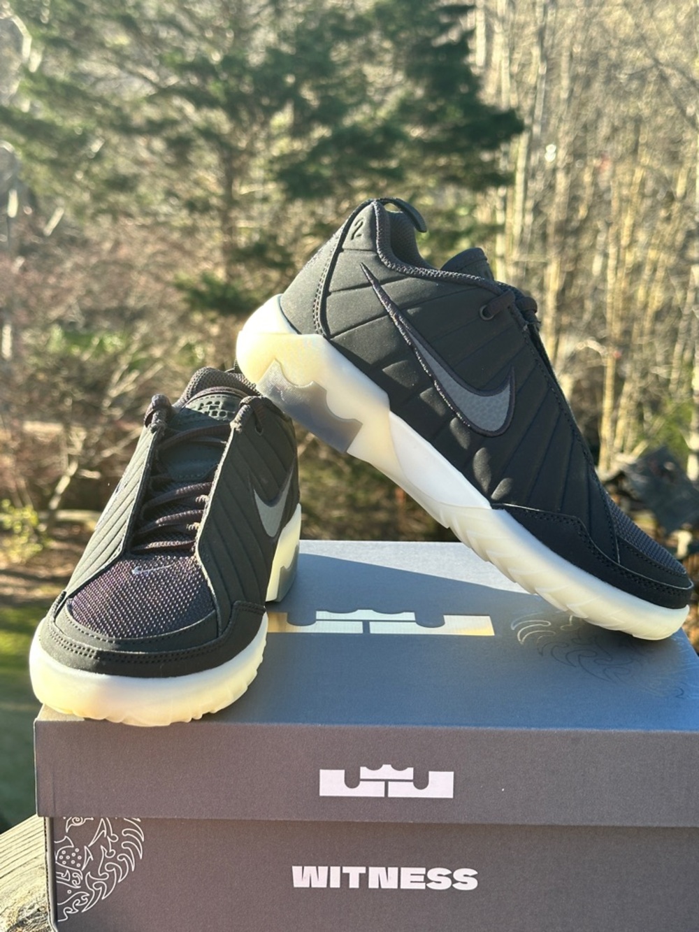 Nike Lebron Witness Black Youth GS Basketball Casual Sneaker Size 2Y 3Y NEW